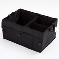 Large Car Organizer Storage Box Foldable Plastic Trunk Storage Bag for Outdoor Camping  Car Storage Case