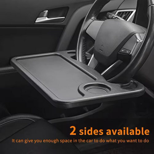 Portable Car Steering Wheel Desk Laptop Tablet Holder Multifunction Car Tray Table for in Car Use