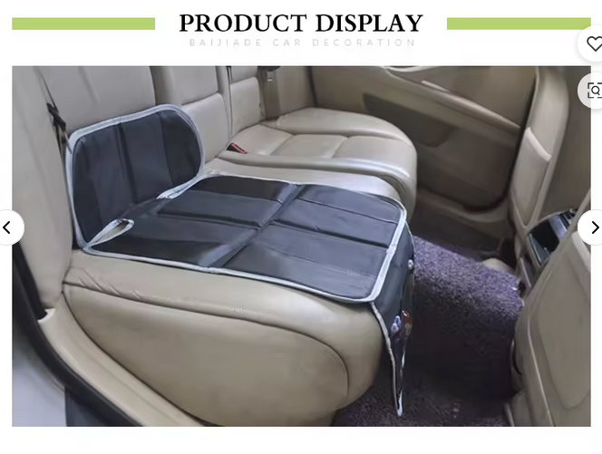 Baby Car Seat Protector – Waterproof, Anti-Slip & Seat Saver