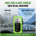 Oil Film Wiping-Anti-Fog & Anti-Freeze Car Glass Cleaner