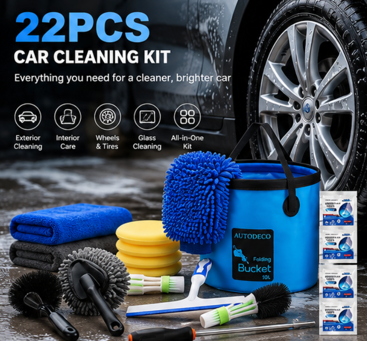 22 Piece Complete Car Wash Kit