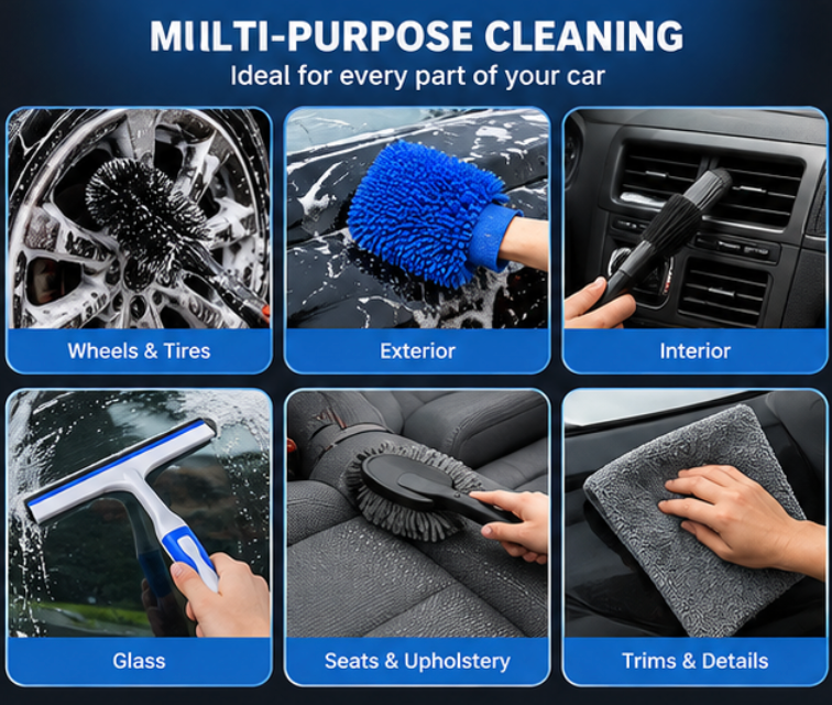 22 Piece Complete Car Wash Kit