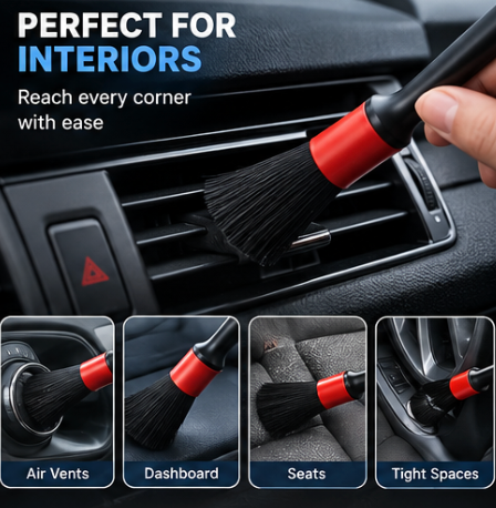 20 Piece Car Detailing Brush Set
