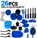 26 Piece Drill & Car Detailing Kit