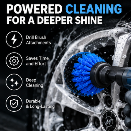 26 Piece Drill & Car Detailing Kit