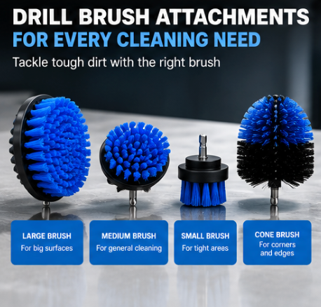 26 Piece Drill & Car Detailing Kit