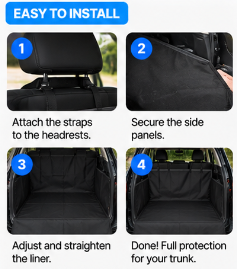 Universal Car Trunk Liner Polyester