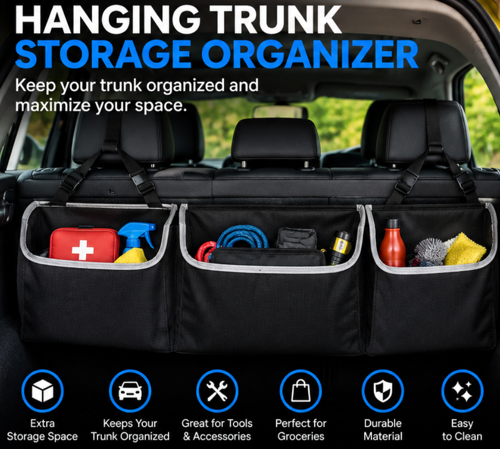 Hanging Trunk Back Storage Organizer