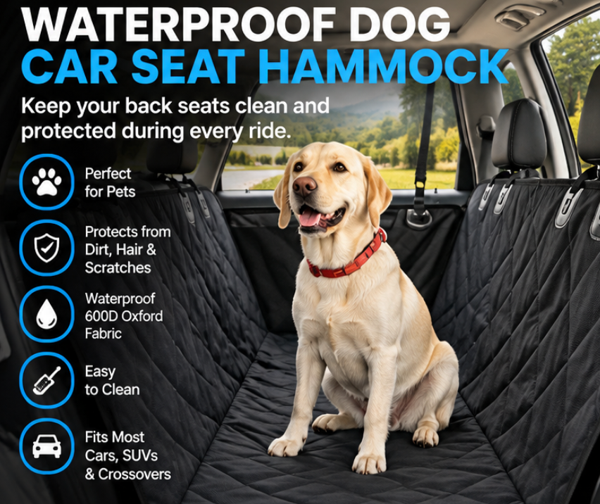 Waterproof Pet Car Seat Hammock