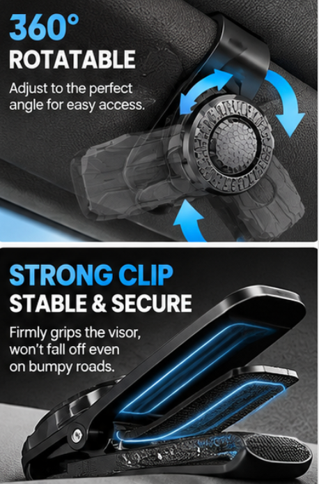 Car Visor Glasses Clip