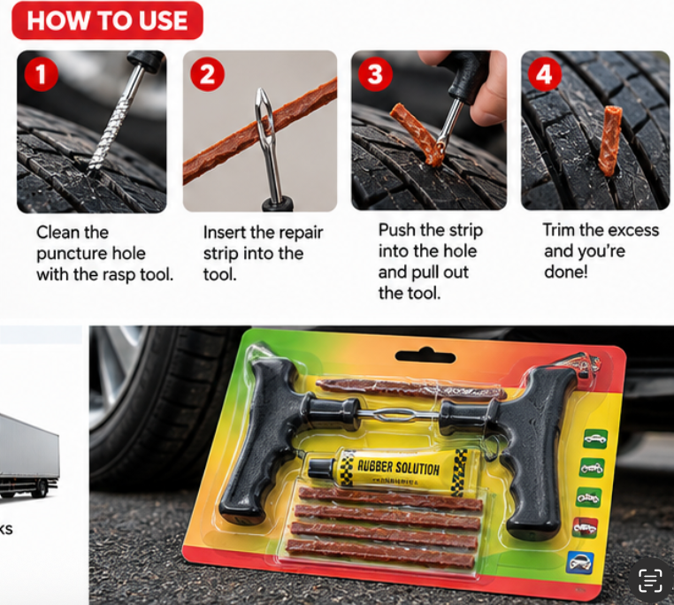 Tubeless Tire Repair Kit