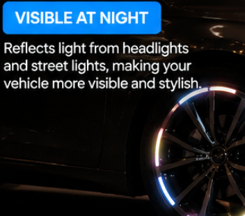 Reflective Wheel Rim Stickers