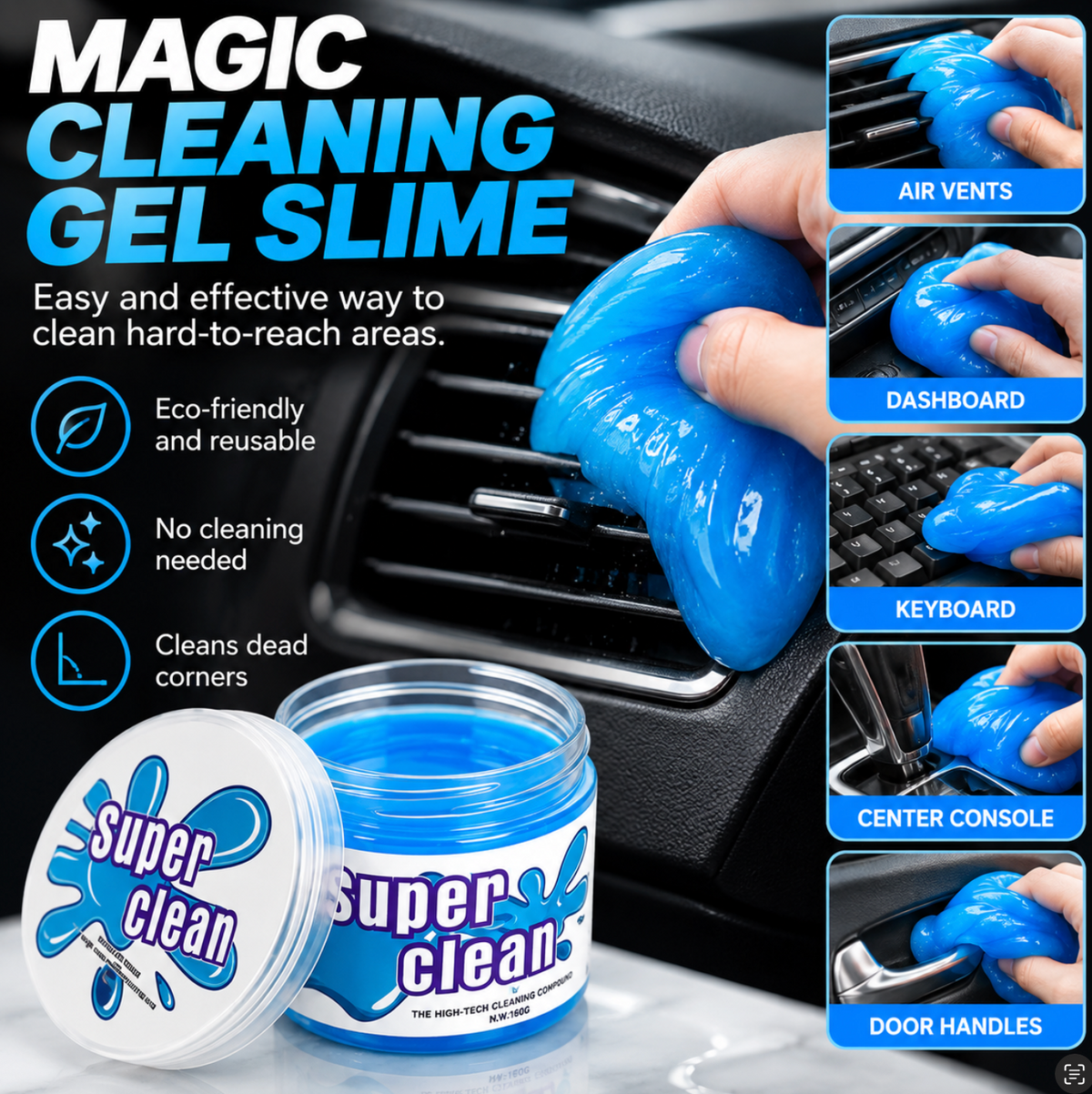 Magic Cleaning Gel Slime