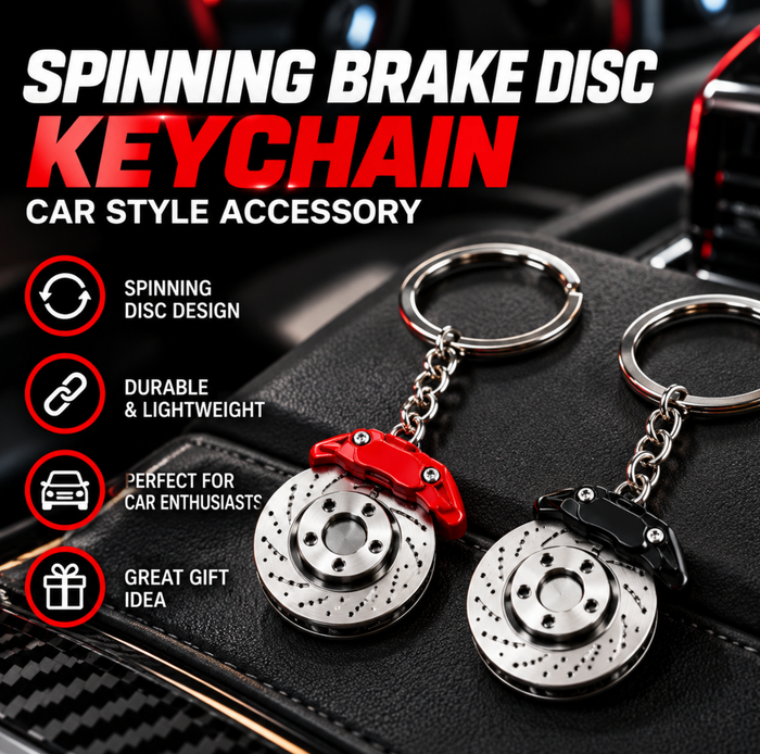 Brake Disc Keychain
