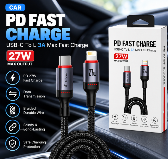 Fast Charging Cable USB-C to iPhone