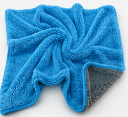 Double Layer Microfiber cleaning towels 1400gsm